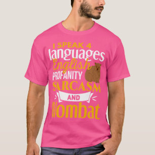 Womba Funny Wombat Joke Spaß Wombat Lover T-Shirt