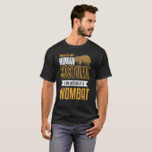 Womba I'm a Wombat Costume Animal Wombat T-Shirt (Vorne ganz)