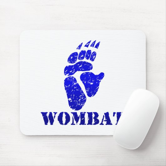 Wombat Abdruck III Mousepad (Mit Mouse)