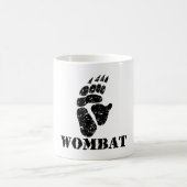Wombat Abdruck Kaffeetasse (Mittel)