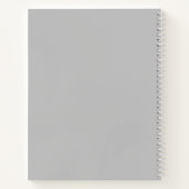 Wombat Australia Cute Animal, Silver Notizblock (Rückseite)