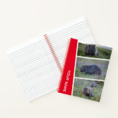 Wombat Australia Foto Collage, Red Notizblock (Innenseite)