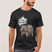 Wombat Australien T-Shirt (Vorderseite)
