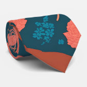 Wombat Blumenschmuck Personalisiertes Muster Krawatte (Gerollt)