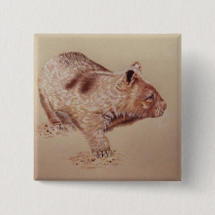 Wombat Button