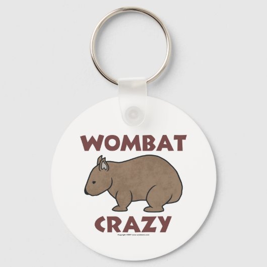 Wombat Crazy III Schlüsselanhänger (Vorderseite)
