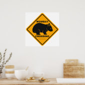 Wombat Crossing Sign Poster (Küche)