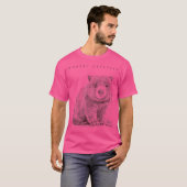 Wombat Cudly Australia Wombat T-Shirt (Vorne ganz)
