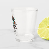 Wombat Danke Trainer-Geschenk Sport-Trainer Kunstw Schnapsglas (Rechts)