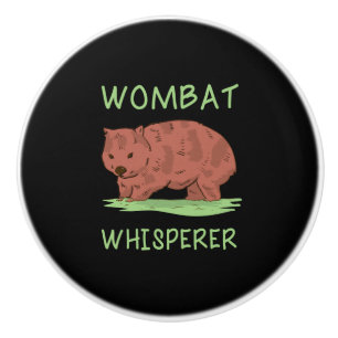 Wombat-Flüsterer Keramikknauf