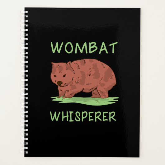 Wombat-Flüsterer Planer (Vorderseite)