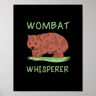 Wombat-Flüsterer Poster