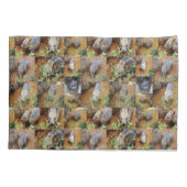 Wombat-FotoCollage, Kissenbezug (Rückseite)