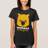 Wombat Funny Disguge Marsupial Australien Koala T-Shirt (Vorderseite)