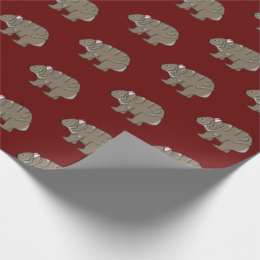 Wombat Geschenkpapier (Ecke)