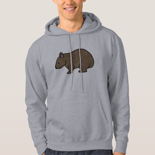 Wombat Grafik Hoodie (Vorderseite)