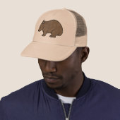 Wombat Grafik Truckerkappe (Beispiel)