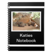 Wombat Himmel Notizblock (Vorderseite)