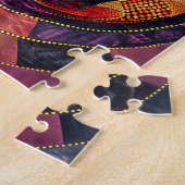 Wombat im aborigines Dot Art Style Puzzle (Seite)