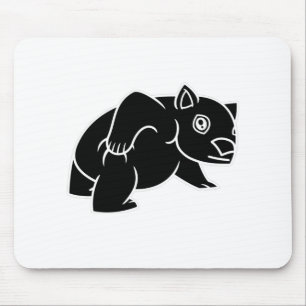 Wombat ist Niedlich Mousepad