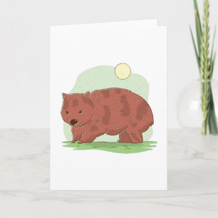 Wombat Karte