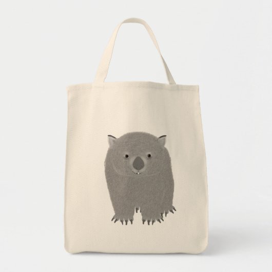 Wombat Lebensmittelgeschäft-Tasche Tragetasche (Vorne)