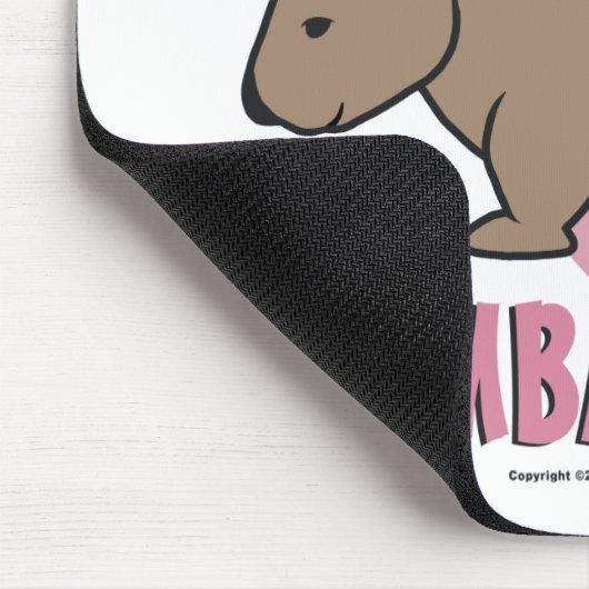 Wombat Liebe II Mousepad (Ecke)