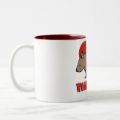 Wombat Liebe Zweifarbige Tasse (Links)