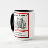 Wombat Liebhaber-Tasse Tasse (Vorderseite Links)