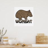 Wombat Logo II Poster (Küche)