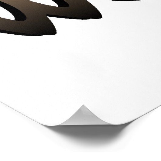 Wombat Logo II Poster (Ecke)