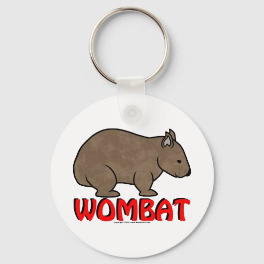 Wombat Logo Schlüsselanhänger (Vorderseite)