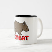 Wombat Logo Zweifarbige Tasse (VorderseiteRechts)