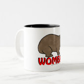 Wombat Logo Zweifarbige Tasse (Vorderseite Links)