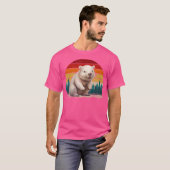 Wombat Lover Distressed Wombat T-Shirt (Vorne ganz)