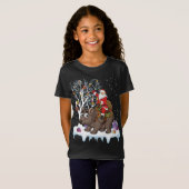 Wombat Lover Xmas Weihnachtsfeier T-Shirt (Vorne ganz)