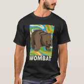 Wombat Marsupial Australia Australian Koala T-Shirt (Vorderseite)