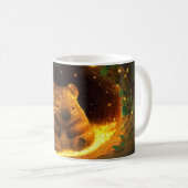 Wombat mit orangefarbenem Fell Kaffeetasse (VorderseiteRechts)