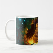 Wombat mit orangefarbenem Fell Kaffeetasse (Links)