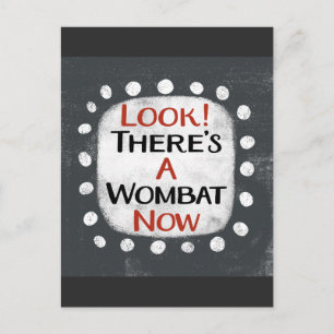 Wombat Now Postcard Postkarte
