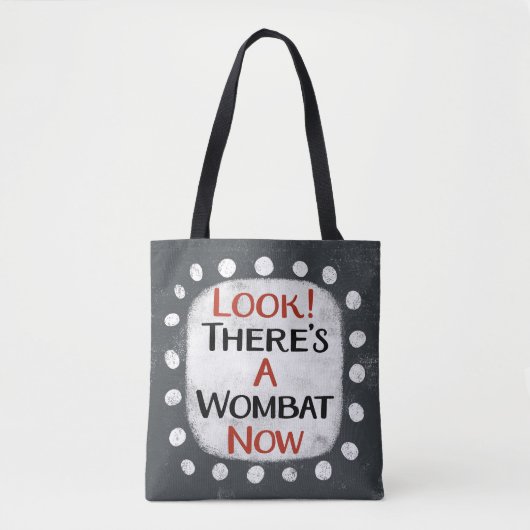 Wombat Now Tragetasche Tasche (Vorderseite)
