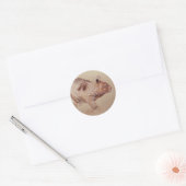 Wombat Runder Aufkleber (Umschlag)