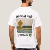 Wombat Satz T-Shirt (Rückseite)