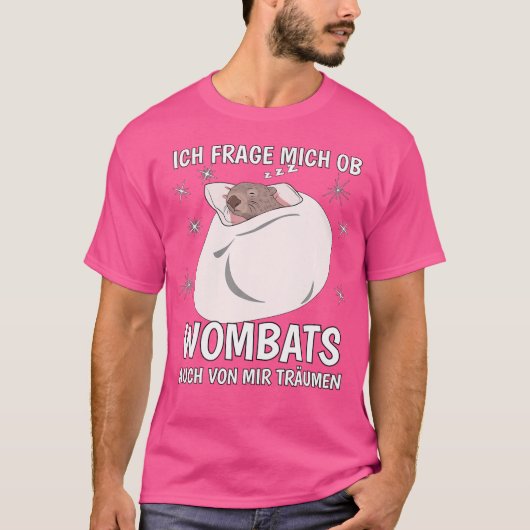 Wombat Schlafen Traum Schlafen Top (Vorderseite)