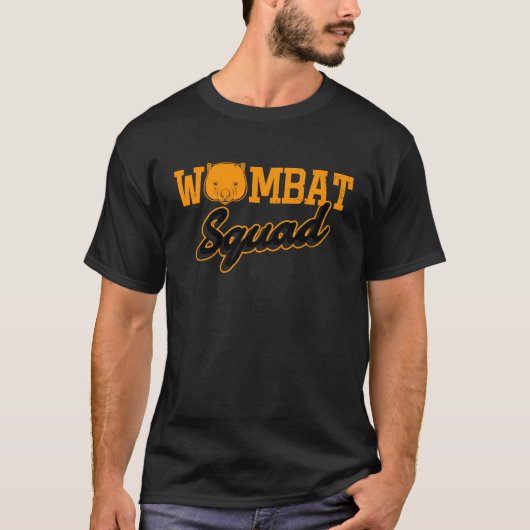Wombat Squad Rodent Animal Wildlife T-Shirt (Vorderseite)