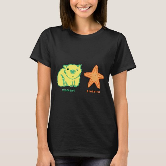 Wombat Starfish T - Shirt (Vorderseite)