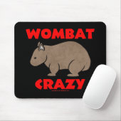 Wombat verrückt mousepad (Mit Mouse)