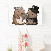 Wombat Wedding Banner (Insitu)