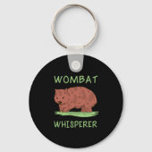 Wombat Whisperer Schlüsselanhänger (Vorderseite)