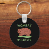 Wombat Whisperer Schlüsselanhänger (Vorderseite)